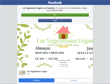 Tablet Screenshot of larvegetarianovegan.com.br